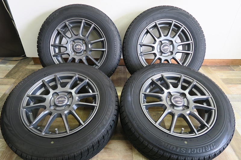 ★A-TECH シュナイダー☆VRX 165/70R14☆5.5J 45 PCD100 4H★管理4256_画像1