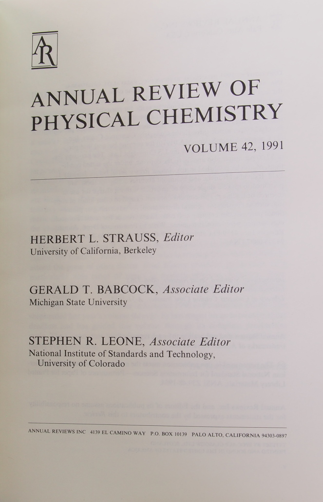 Annual Review of Physical Chemistry Volume42_画像5