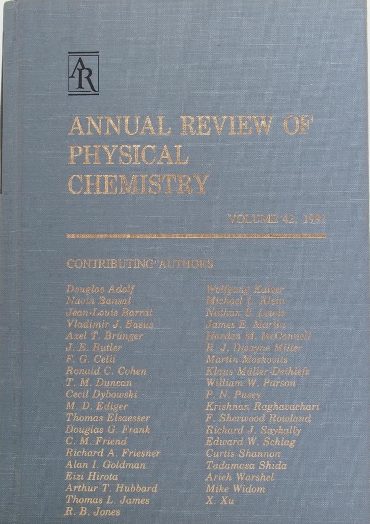 Annual Review of Physical Chemistry Volume42_画像1