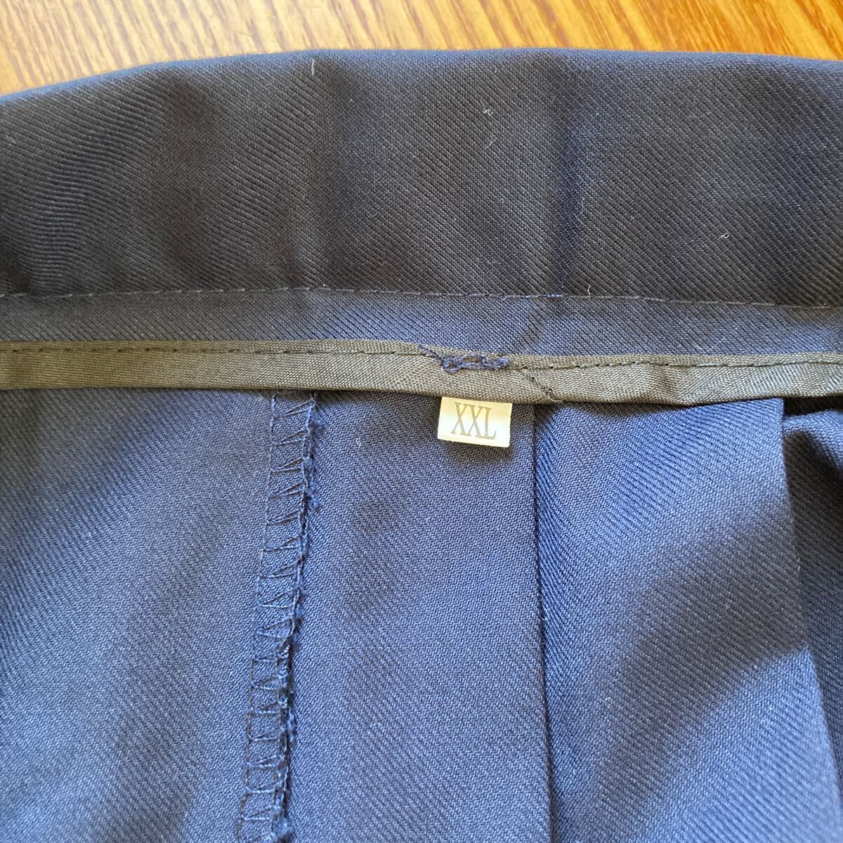 コスプレ衣装 制服 スカート ウエスト80くらい 総丈29cmくらい マイクロミニスカート 紺色 XXLの画像4
