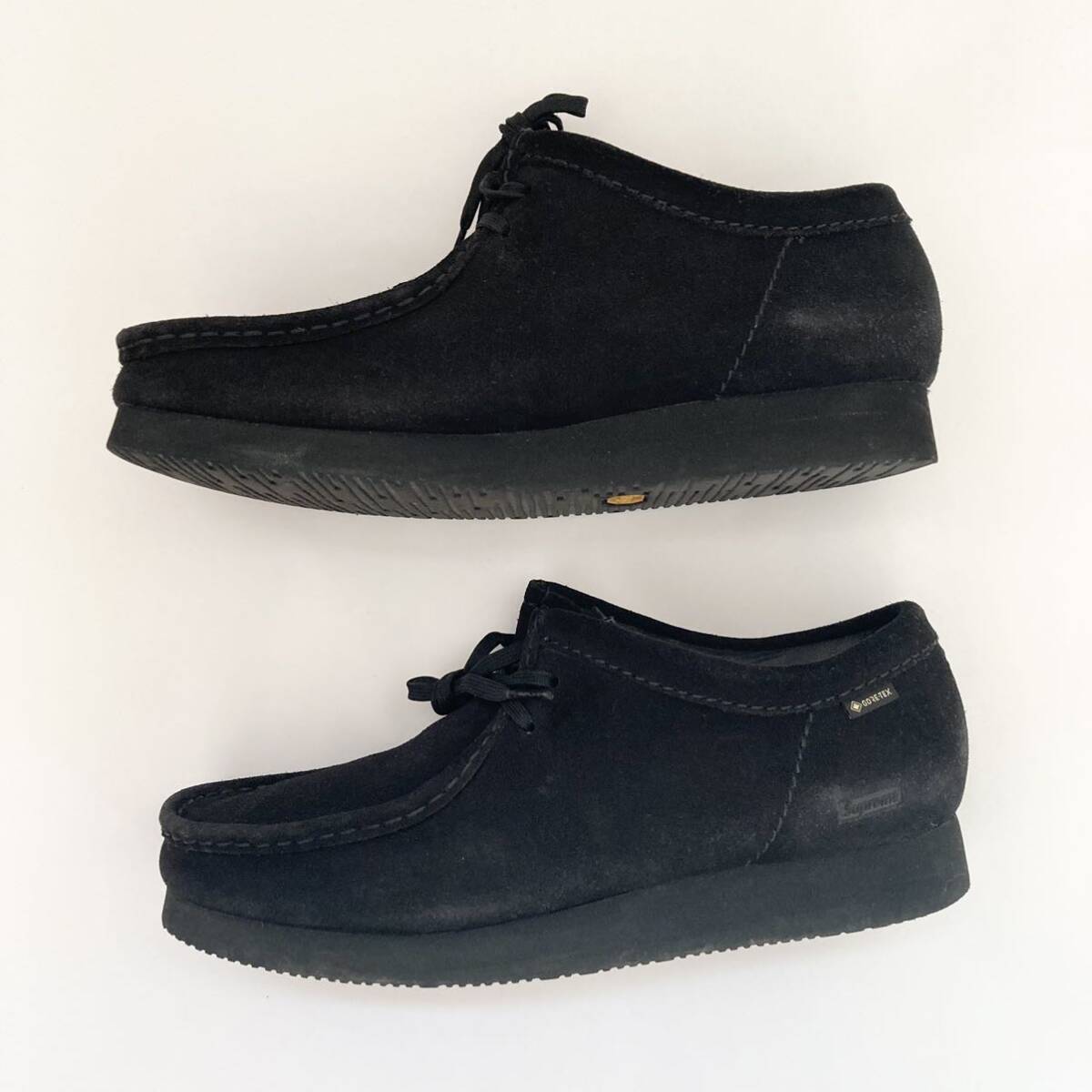 美中古 2回履きのみ◆SUPREME / Clarks Originals◆コラボ GORE-TEX Wallabee Boots 26cm シュプリーム クラークス ワラビー ゴアテックス_画像4