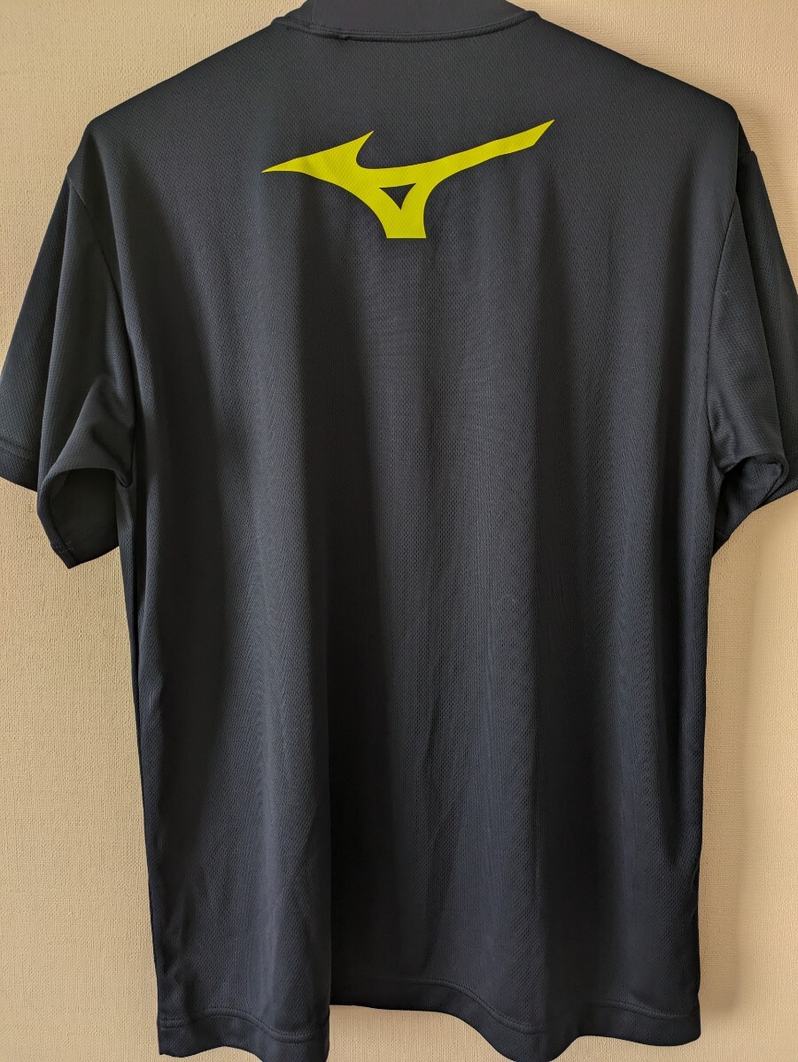 新品/MIZUNO　半袖 Tシャツ　ドライ　スポーツウェア　ネイビー　Lサイズ　メンズ　紳士　ミズノ　紺