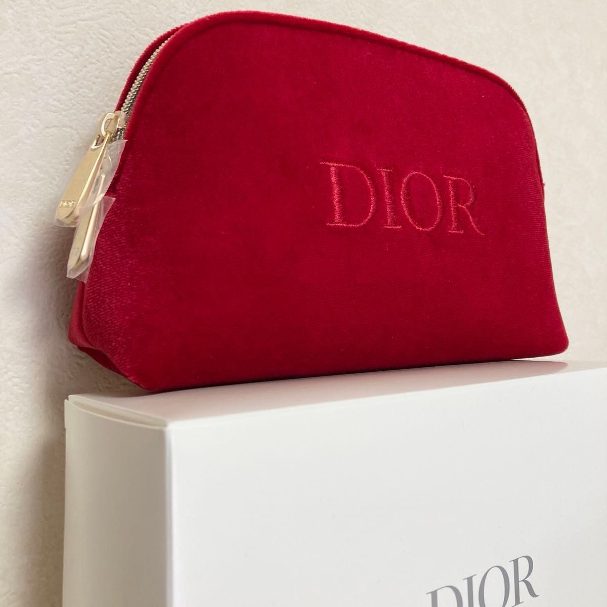 阪急限定　Dior  ポーチ　ノベルティ　赤　レッド