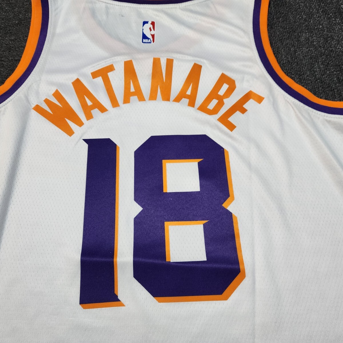 新品　NBA フェニックス・サンズ　ユニフォーム　ホワイト　Lサイズ　渡辺雄太選手　Watanabe　Suns ゲームシャツ　_画像7