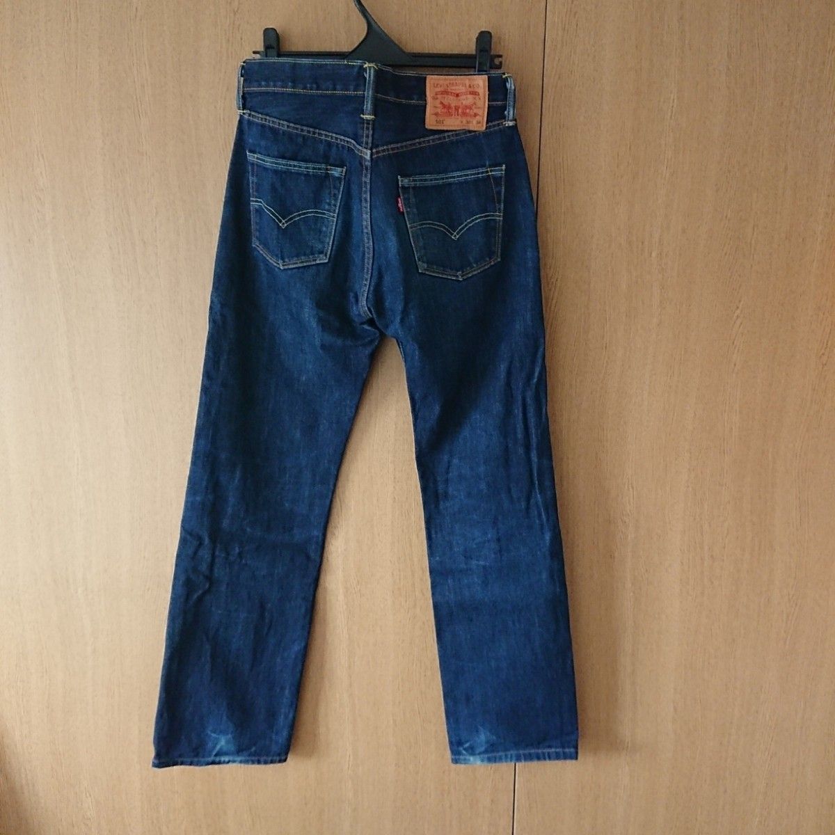 Levis501 リーバイス501 W30 革パッチ 股下76㎝ 中国製 濃紺