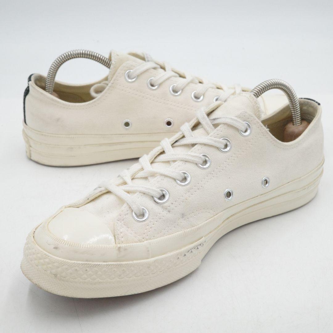 COMME des GARCONS × CONVERSE ALLSTAR CHUCKTAYLOR Comme des Garcons Converse sneakers 25.5cm white collaboration 150207c