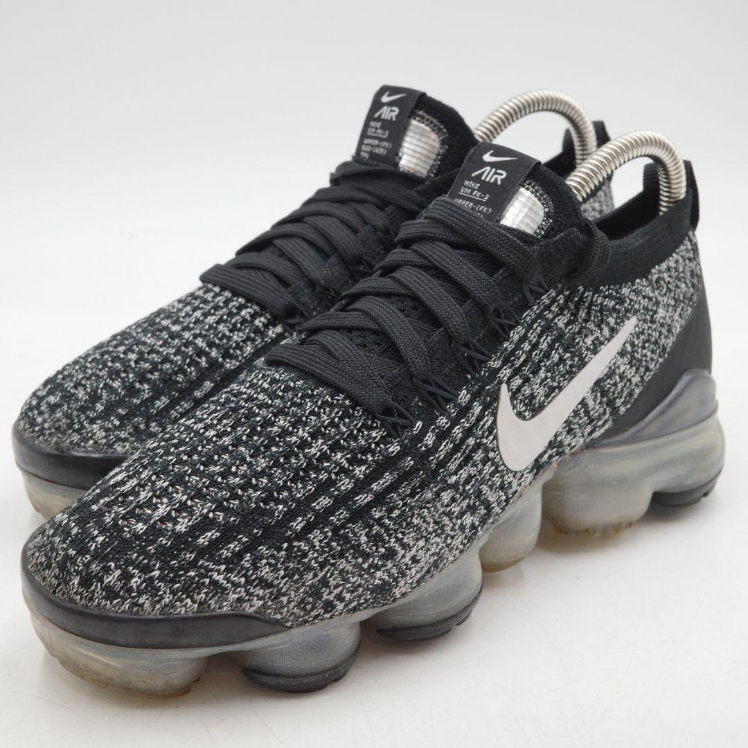 NIKE AIR VAPORMAX ナイキ エアヴェイパーマックス フライニット スニーカー 22.5cm ブラック AJ6910-001 ストリート_画像1