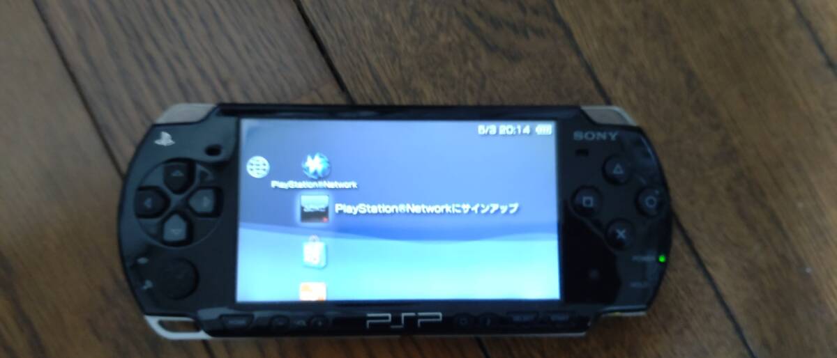 【PSP】 プレイステーションポータブル PSP-3000 ブラック 動作品 本体 Playstation Portable バッテリー有りの画像2