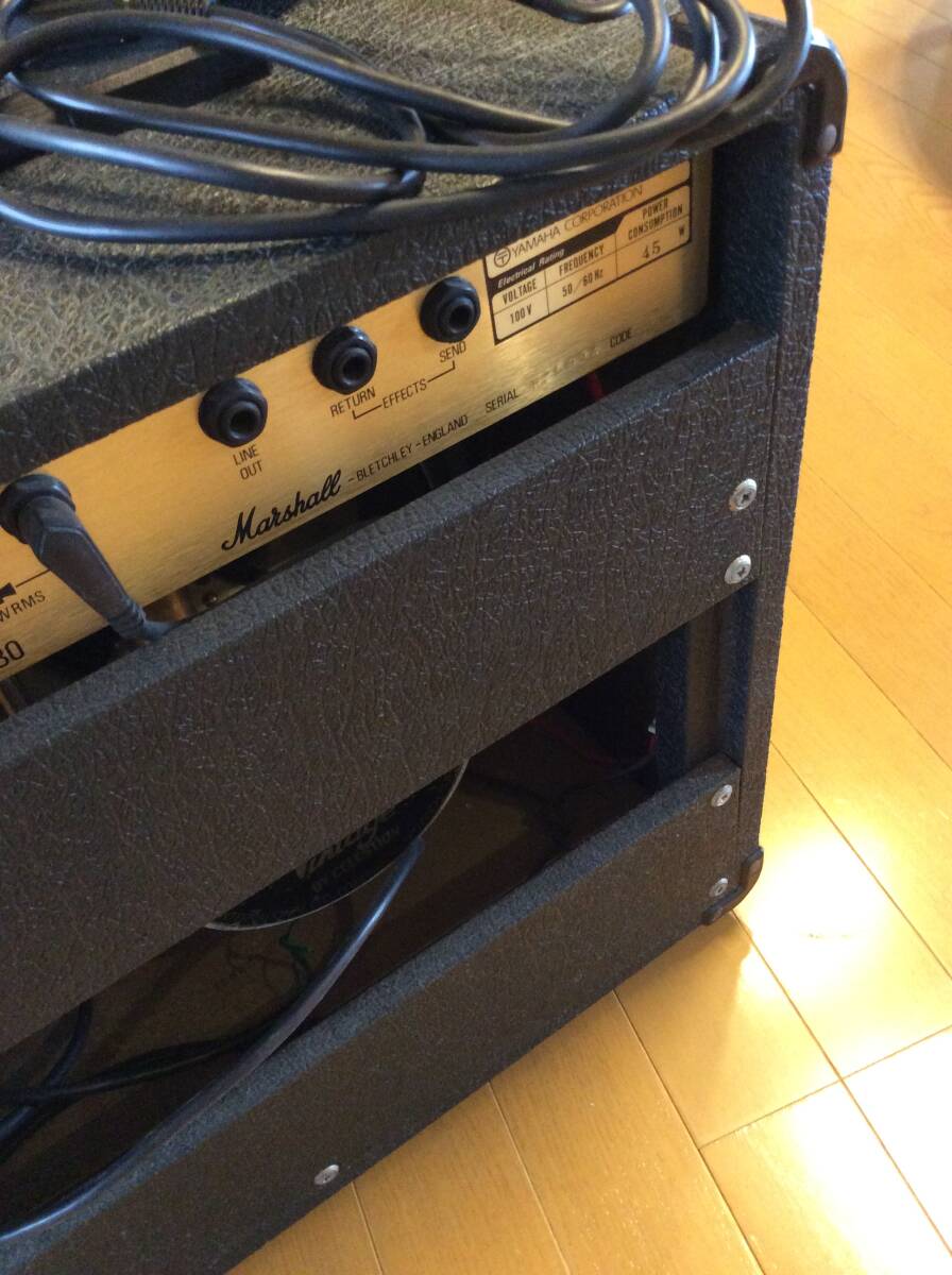 marshall artist 4203 マーシャル アーティスト ギターアンプ 稼働良好です。wからのシリアル 真空管 ハイブリッド まあ美品_画像2