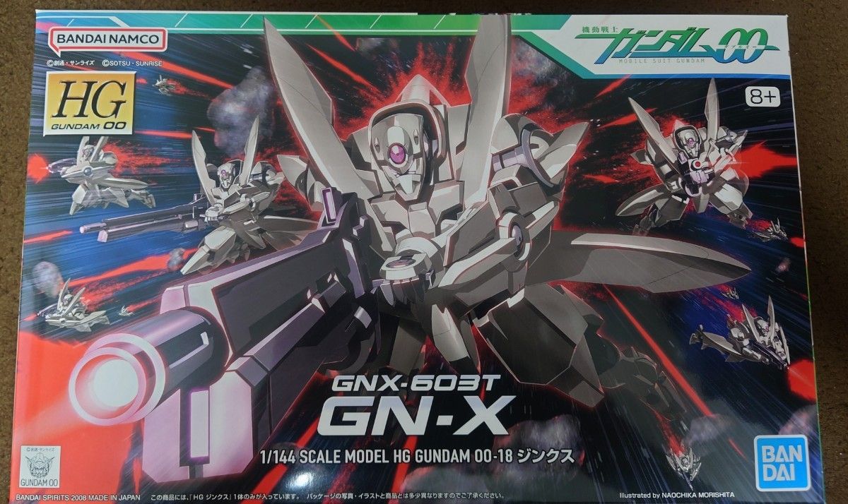 HG 機動戦士ガンダム00 ダブルオーライザー＋GNソードIII と GN-X ジンクス の２体セット