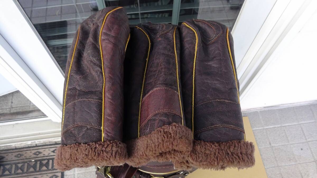 ☆超希少品 Burton バートン製 Elephant Leather 象革 ゴルフ ☆超希少品 Burton バートン製 Elephant Leather 象革 ゴルフ