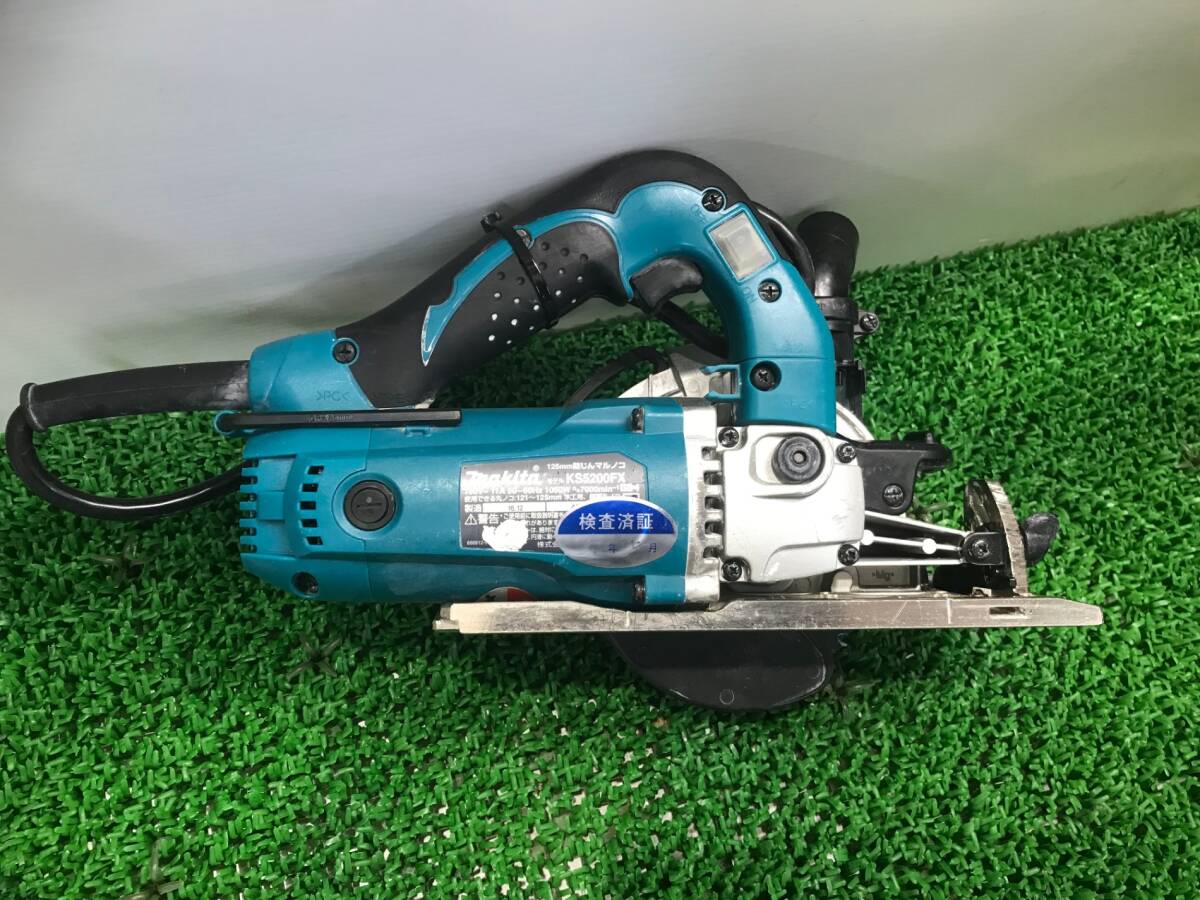 【中古品】★makita(マキタ) 125㎜防じんマルノコ (本体のみ) KS5200FX / ITIKSJ2G39AC_画像2