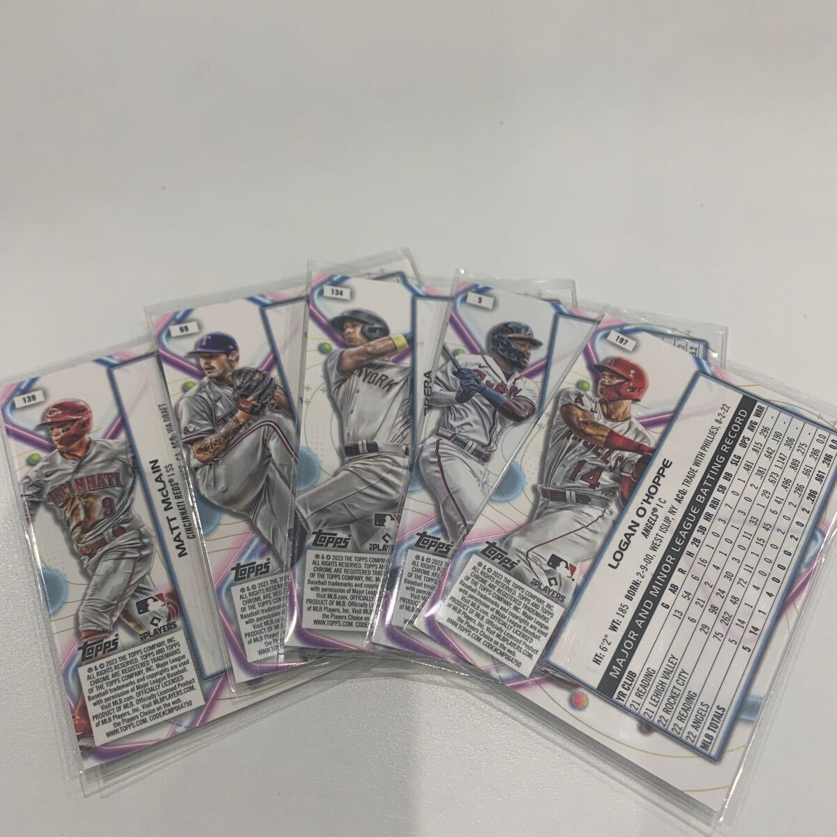 【美品】 Topps 野球カード (5枚セット)MLB MATT McLAIN選手他　2023年_画像7