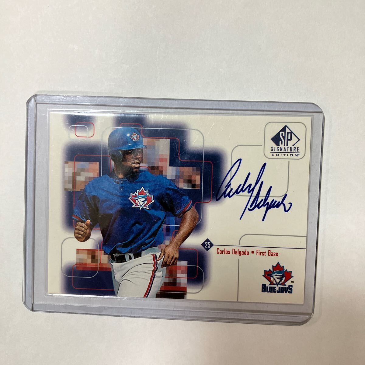 1999 UPPER DECK SP signature edition Carlos Delgado カルロス　デルガド　auto 直筆サイン　直書き_画像1