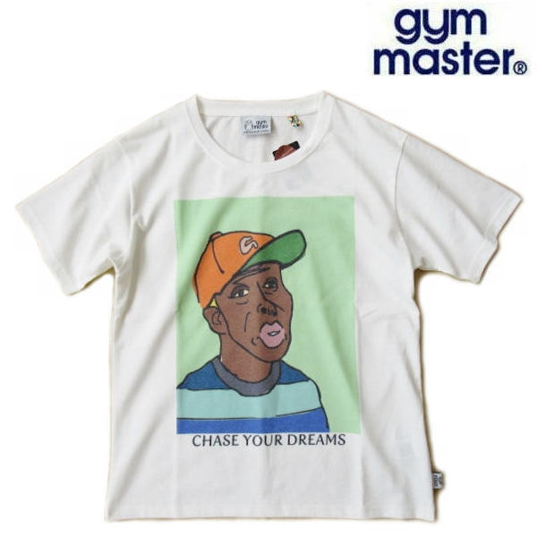 ジムマスター/GYM MASTER 人物画/昇華転写プリントTシャツ (5,8oz T/Cドライ CHASE YOUS DREAMS) G333726 01/ホワイト XLサイズ_画像1