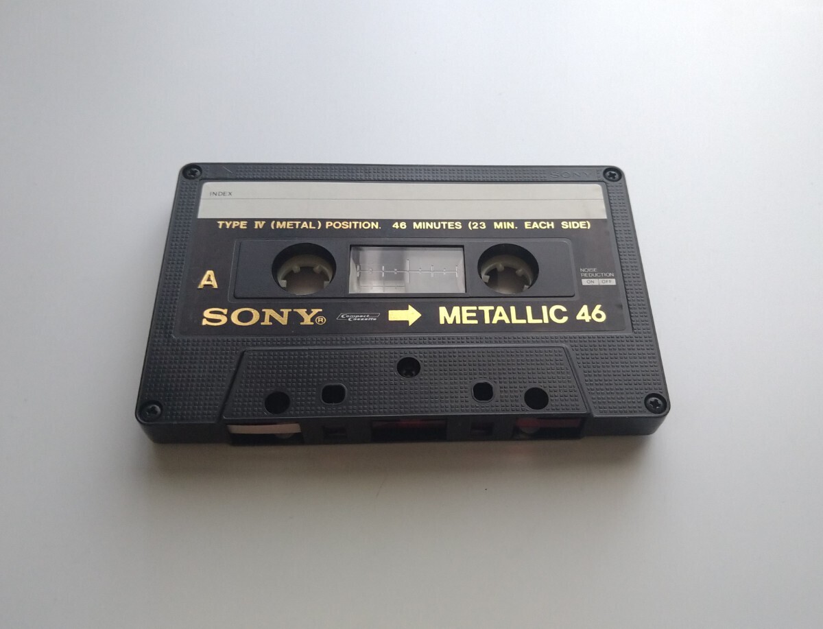 USED/80年代年当時物 SONY メタルテープ 46分 TYPE IV (METAL) POSITION METALLIC 46 ソニー カセットテープ ミュージックテープ アナログ_画像3