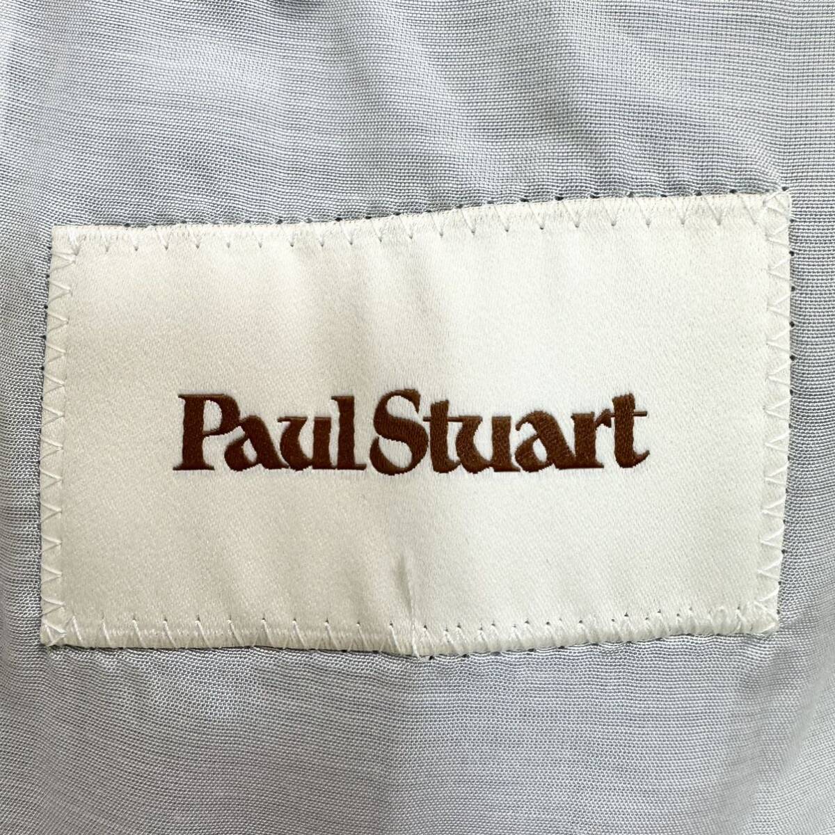  unused class L size paul (pole) Stuart Paul Stuart NEWYORK tailored jacket check cotton flexible sia soccer spring summer 2B check 