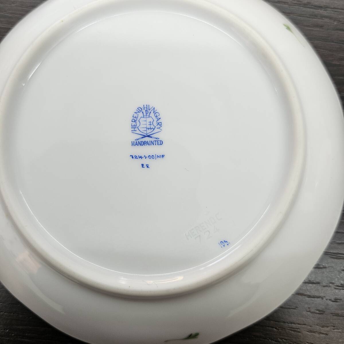 H#6156A　美品☆　ヘレンド　Herend　ミルフルール　ティーカップ　ソーサー　洋食器　珈琲　紅茶　ブランド食器_画像7