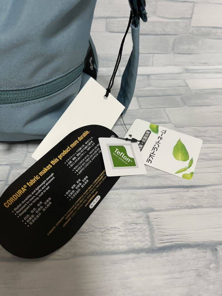 未使用/タグ付き【MILESTO ミレストのシューズバッグ5L】ブルーグレー CORDURA Teflon 消臭・抗菌 旅行 トラベル シューズケース スポーツ