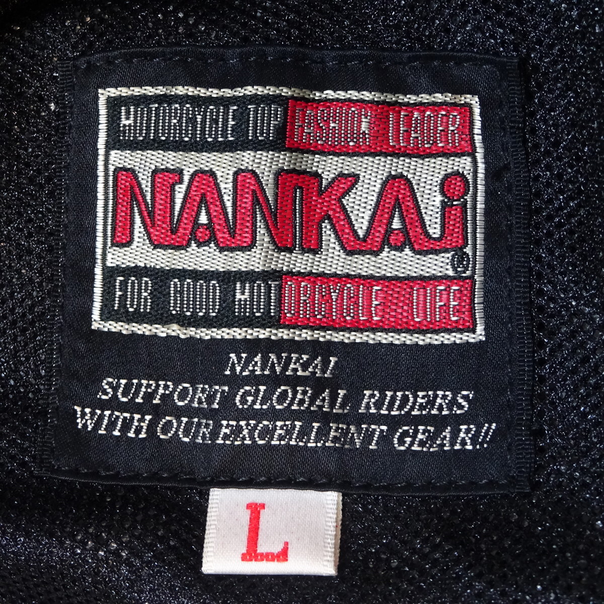 NANKAI ナンカイ 南海 メッシュ ライディングジャケット Lサイズ 背中 肩 肘に着脱可能プロテクター入り_画像4