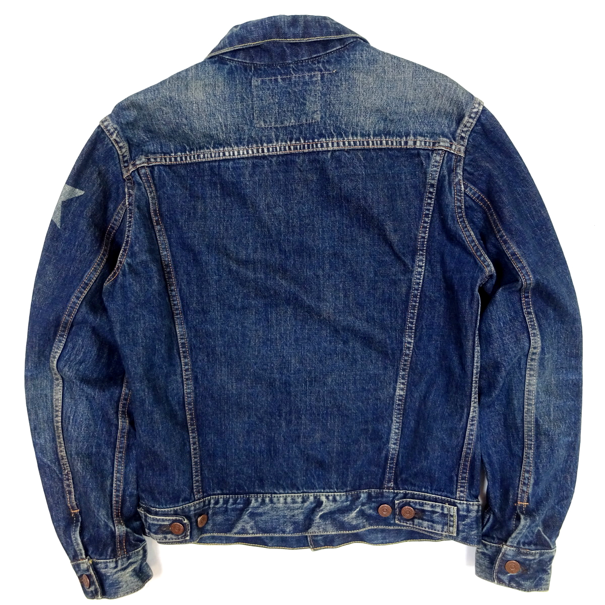 SUGAR CANE FIBER DENIM LONE STAR JACKETshuga- талон 901 1960s Model 14oz long Star Denim жакет size 38 SC11901H