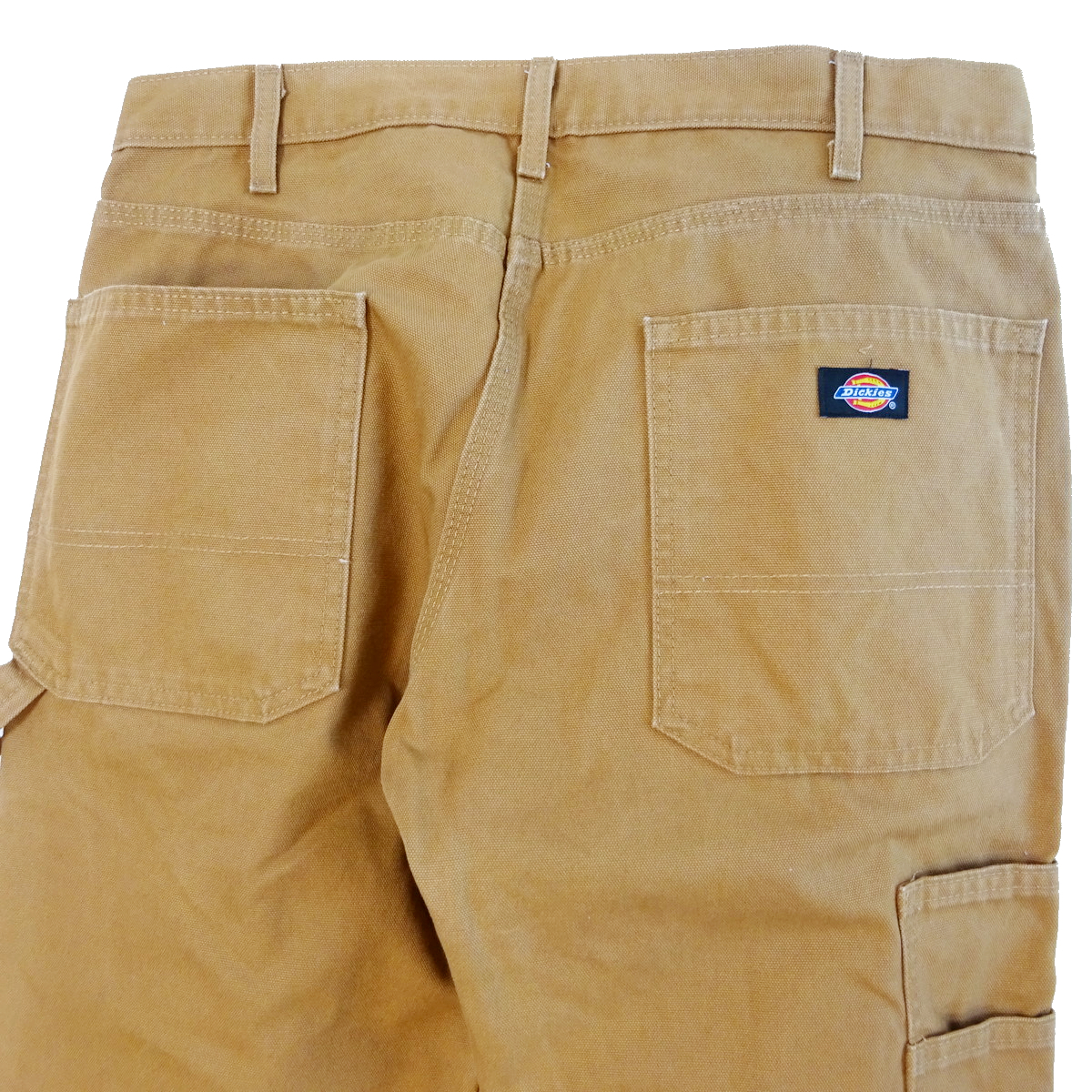 メキシコ製 Dickies デッキーズ ブラウンダック コットン RELAXED ペインターパンツ カーキ W32 cotton duck work pants_画像6