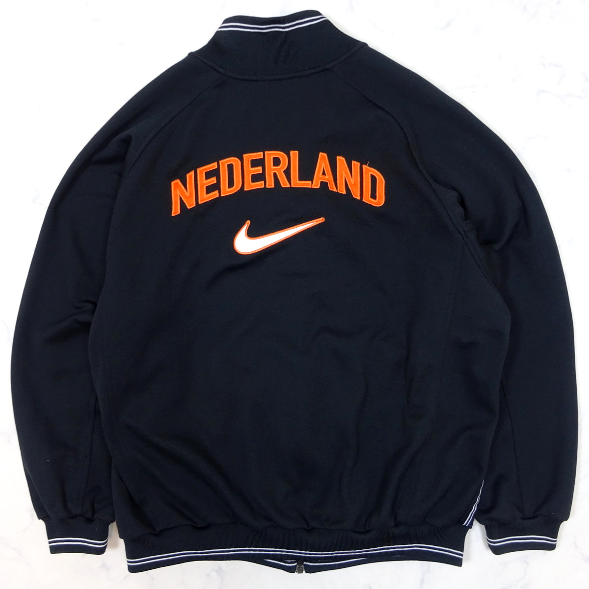 NIKE KNVB NEDERLAND TRACK JERSEY Nike Holland representative truck jersey XL black Nike Japan 
