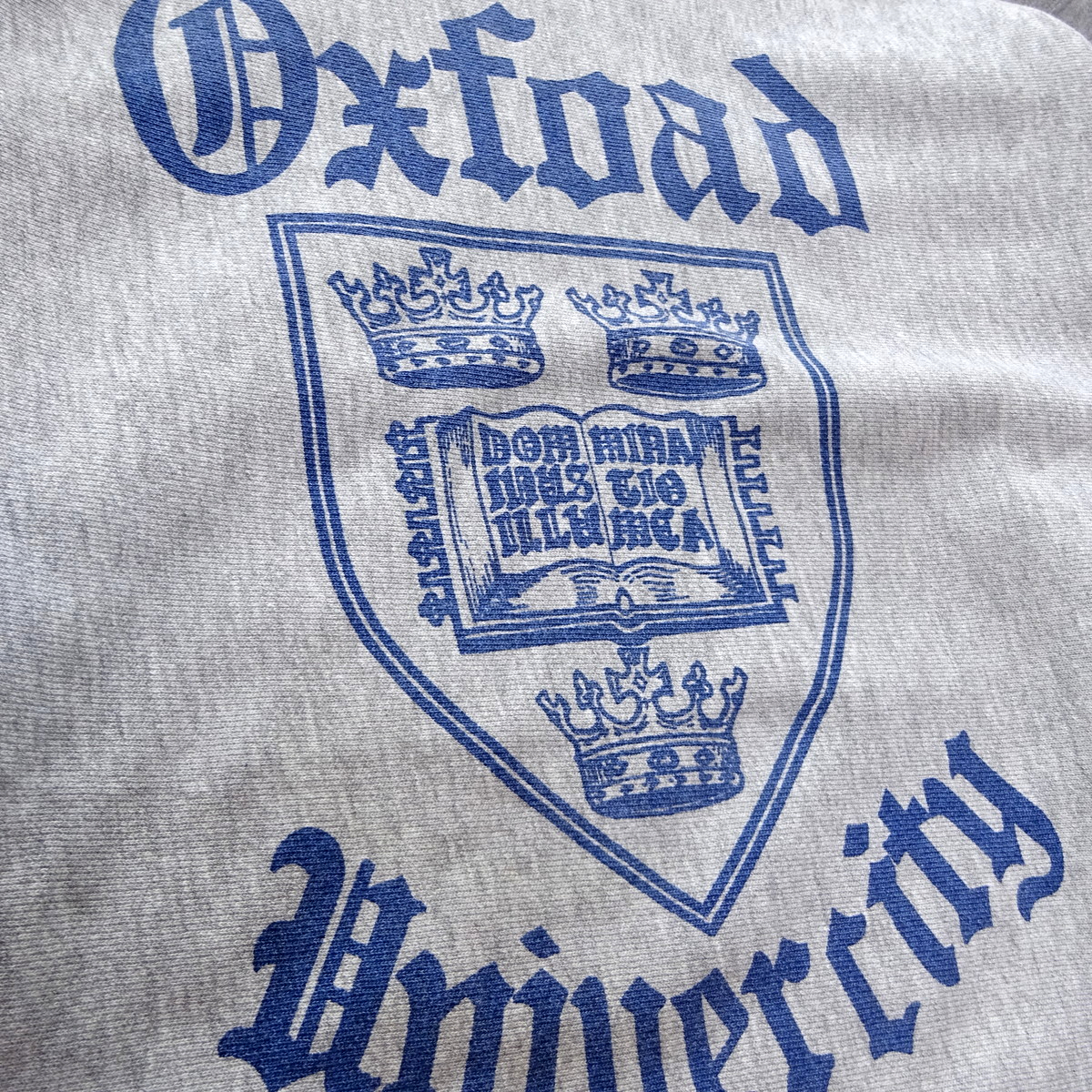 90s champion REVERSE WEAVE Oxford Univercity チャンピオン リバースウィーブ オックスフォード大学 カレッジスウェット M メキシコ製_画像7