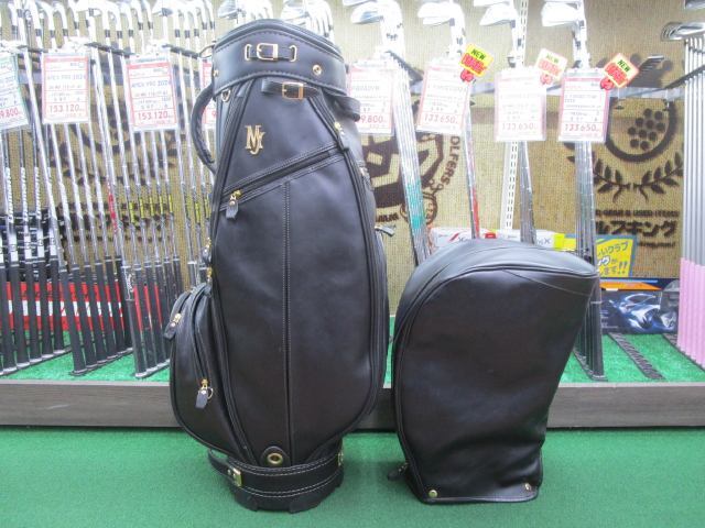 GK old castle # 582 Maruman used caddy bag * black * super-discount * recommended *. bargain 