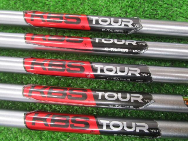 GK古城■ 【中古シャフト】 905 KBS　TOUR　C-TAPER　S　120★アイアン5本★オススメ★激安★お買い得★_画像2