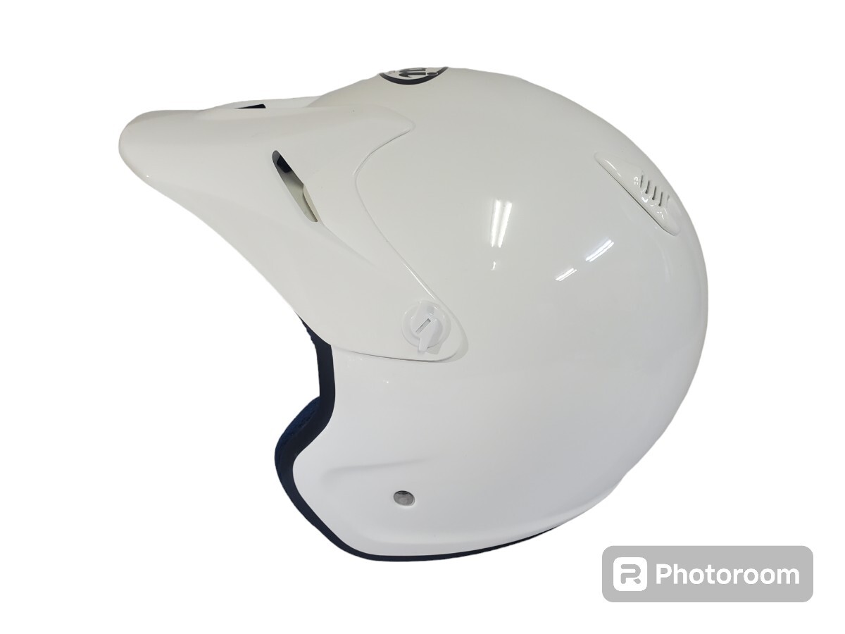 Arai Hyper T мотоцикл шлем 61.62cm гипер- T ARAI шлем белый козырек ( чёрный ) дополнение *ara-50