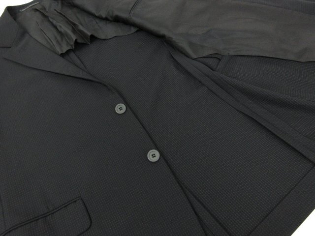 a- kai vu super-beauty goods [ Gianni Versace kchu-ru] lining mete.-sa2 button suit ( men's ) 54R-DROP8 black weave pattern #27RMS8612