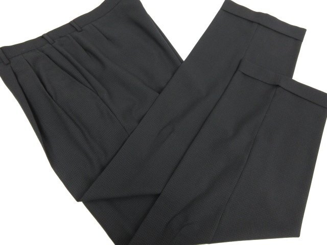 a- kai vu super-beauty goods [ Gianni Versace kchu-ru] lining mete.-sa2 button suit ( men's ) 54R-DROP8 black weave pattern #27RMS8612