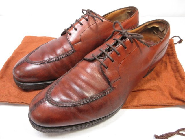 [ Edward Green EDWARD GREEN]do- bar leather U chip out feather dress shoes shoes ( men's ) size7E202 brown group #30MZA5410#