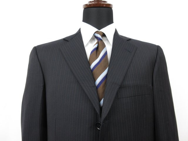  очень красивый товар [ Brooks Brothers ] REGENT Loro Piana ткань super120\'s шерсть 2 кнопка костюм ( мужской ) 38R W31 темно-синий полоса #28RMS8660