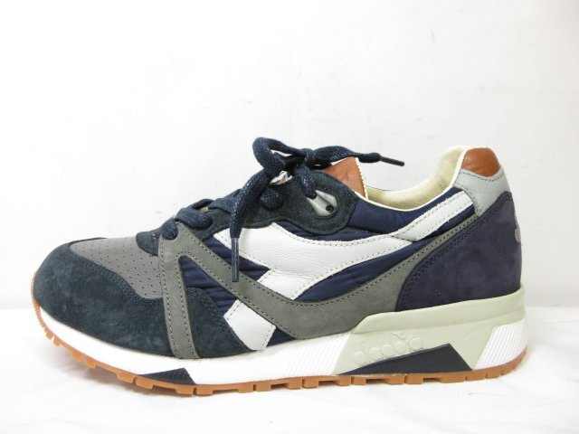 未使用 【ディアドラ ヘリテージ diadora HERITAGE】 172782/C7665 スエード スニーカー 靴 (メンズ) size26.5 ネイビー系 ■15MZA5438■_画像7