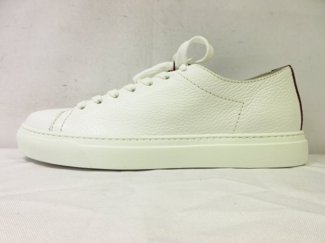 定価63.800円 未使用【OFFICINA SLOWEAR スローウエア】 13BC91 SW446 220 シボレザー スニーカー 靴 (メンズ) size41 白 ■30SLZ037■_画像6