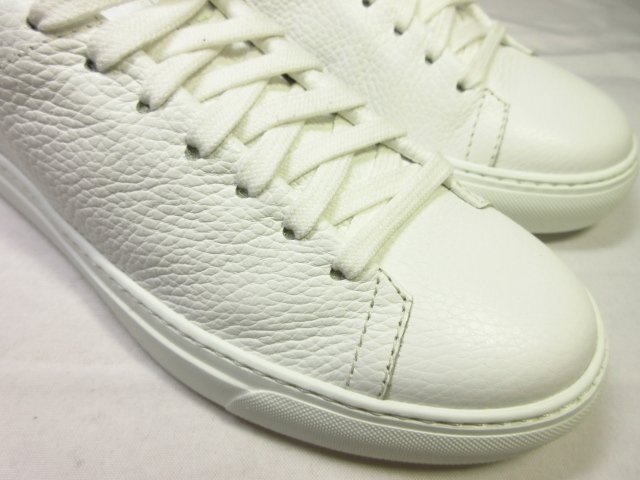 定価63.800円 未使用【OFFICINA SLOWEAR スローウエア】 13BC91 SW446 415 シボレザー スニーカー 靴 (メンズ) size39 白 ■30SLZ034■_画像10