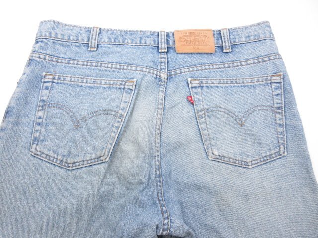 【リーバイス 516 Levi's 516】 ダメージ加工 デニムパンツ (メンズ) size36/32 インディゴ系 05735 50516 0412 カナダ製 ■28MPA0735■_画像9