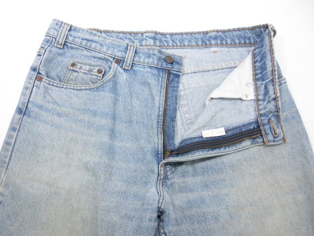 【リーバイス 516 Levi's 516】 ダメージ加工 デニムパンツ (メンズ) size36/32 インディゴ系 05735 50516 0412 カナダ製 ■28MPA0735■_画像10