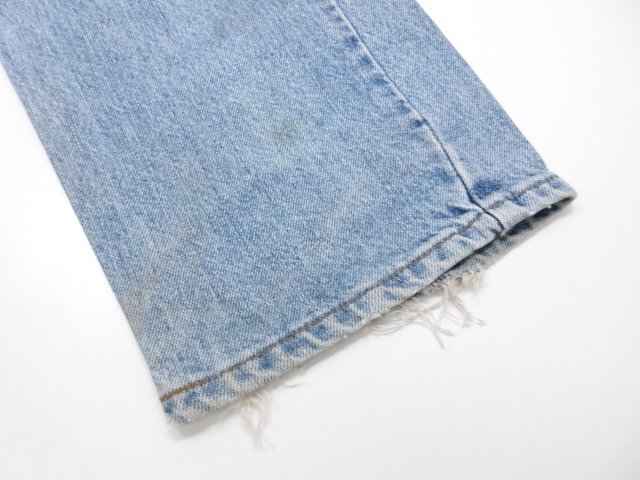 【リーバイス 516 Levi's 516】 ダメージ加工 デニムパンツ (メンズ) size36/32 インディゴ系 05735 50516 0412 カナダ製 ■28MPA0735■_画像5