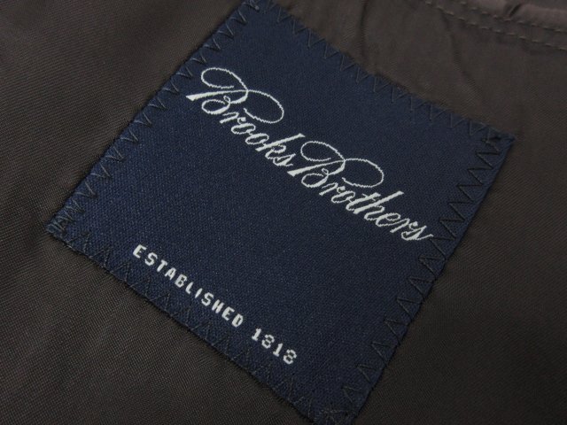 [ Brooks Brothers Brooks Brothers] шерсть материалы одиночный 3 кнопка уровень возврат . костюм ( мужской ) size38SHT 32W серый серия текстильный узор #28RMS8658