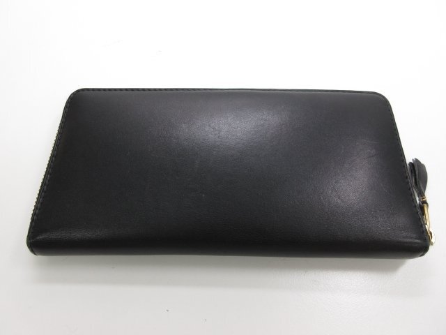 [ Comme des Garcons COMME des GARCONS] leather round Zip long wallet long wallet ( man and woman use ) black black SA0110 #7ME6777