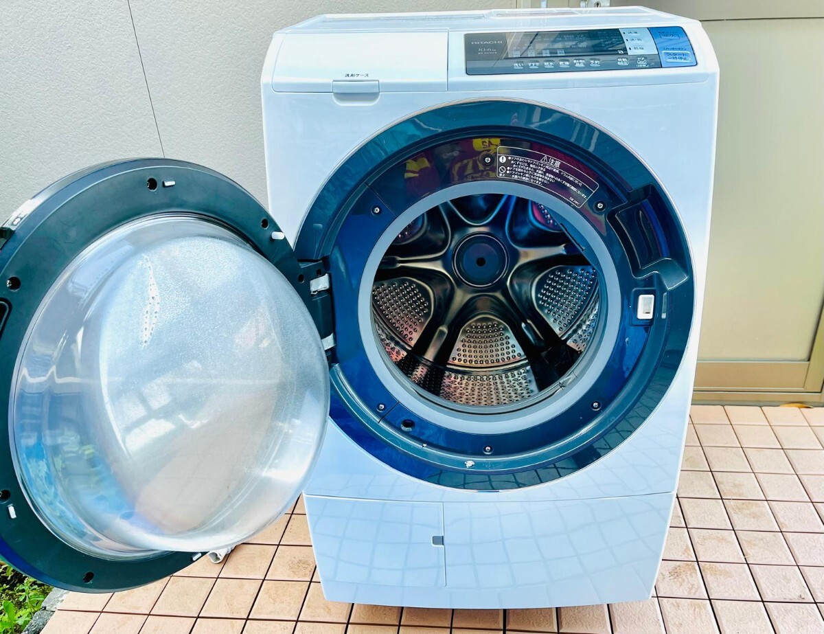 HITACHI／日立　２０１８年 ドラム式洗濯乾燥機　 ビッグドラム　 BD-SG100B 　直接引取可!! （動作確認済み）_画像4