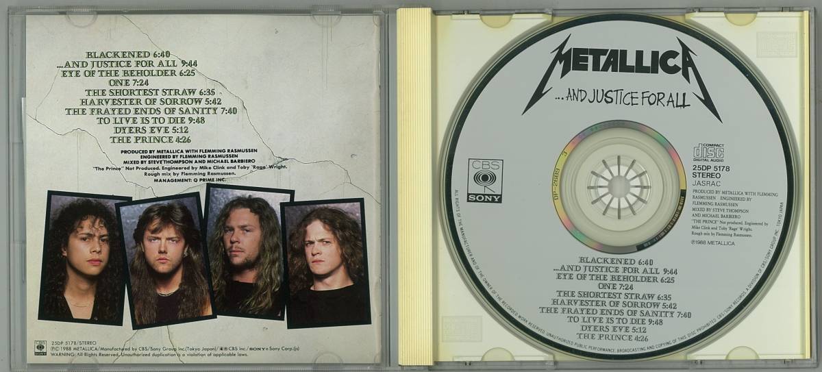 METALLICA Metallica | metal * Justy s domestic CD with belt 