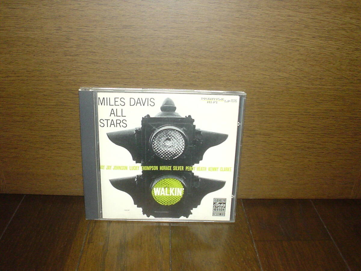 ☆初期US盤 MILES DAVIS ALL STARS/WALKIN' PRESTIGE OJCCD-213-2☆_画像1