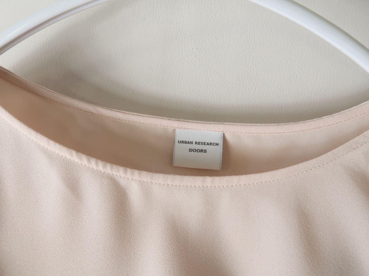  super-beauty goods * door zDOORS/ Urban Research *... boat neck georgette blouse *E-M 2019