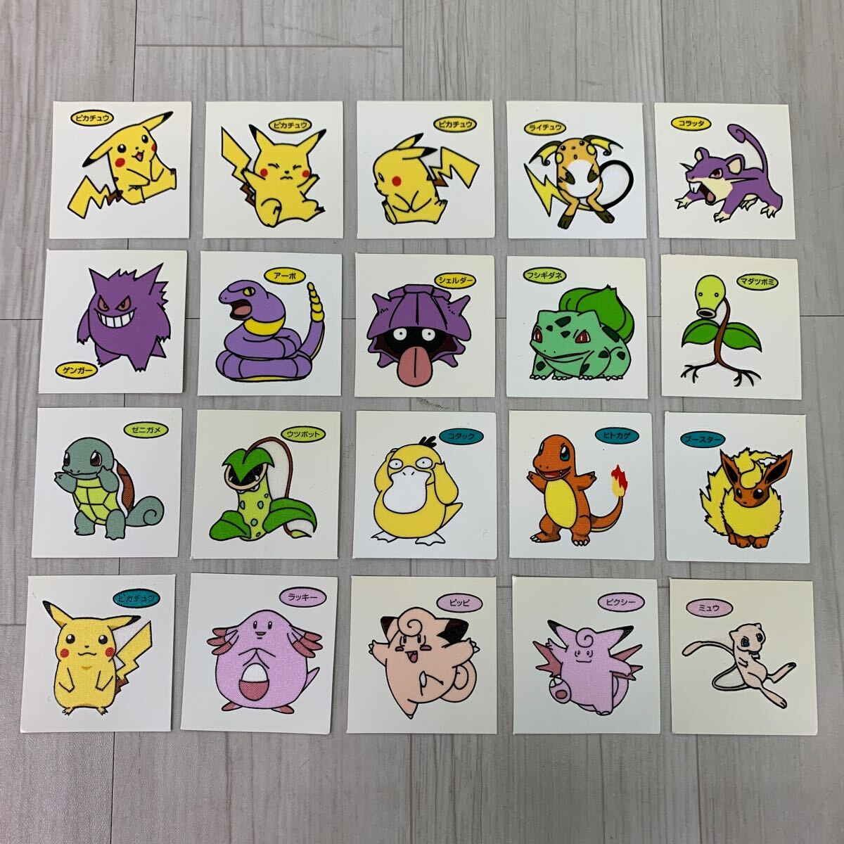  the first bread Pokemon bread deco Cara seal the first period 1.~6. all 140 kind complete set Pocket Monster 
