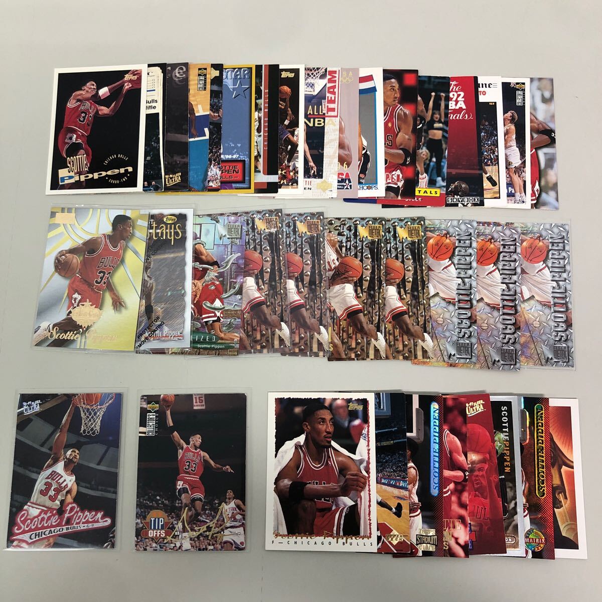 Scottie Pippen　カード　1996-97 Fleer ULTRA Platinum Medallion P-18　など　37枚まとめ　UPPERDECK SKYBOX NBA_画像1