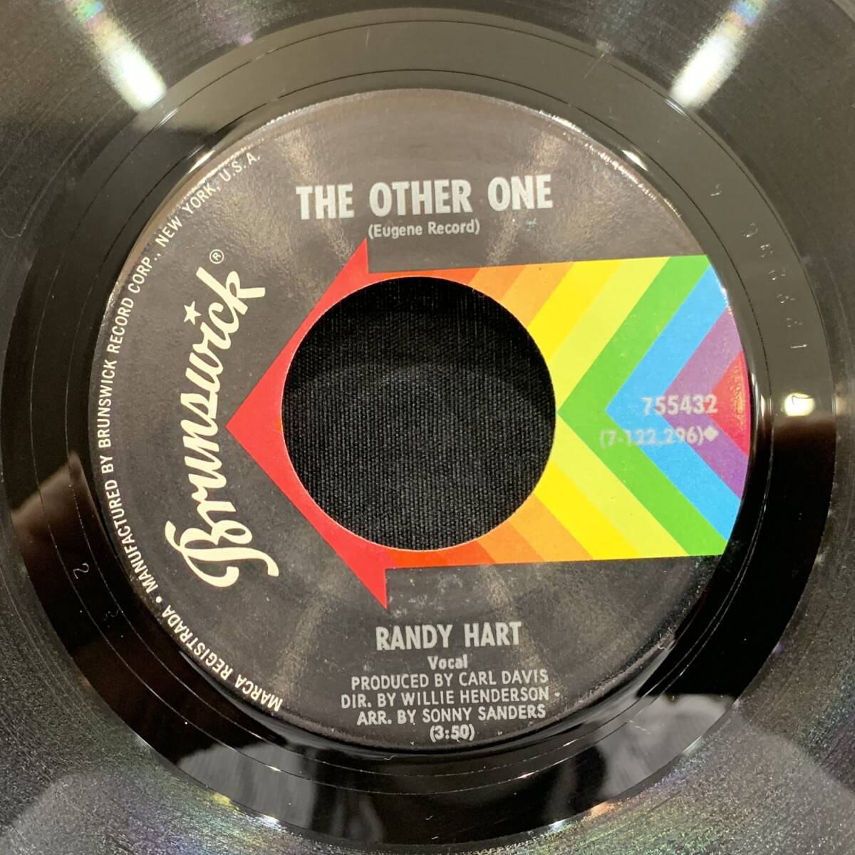 【EP】Randy Hart - Excuse Me / The Other One 1970年USオリジナル Stereo Brunswick 755432の画像2